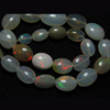 25pcs - AAA - Very Rare Ethiopian Opal Very Unique Super Rare Ethiopian Opal Smooth Oval Super Rare Inside Fire Opal Size 11 - 5mm
